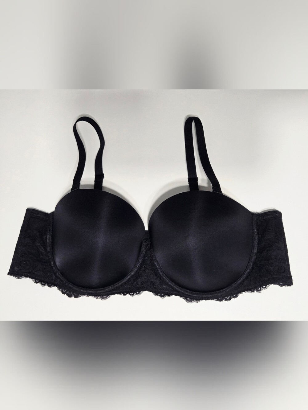 Torrid Curve Strapless Lightly Lined Bra Black 46B Convertible Straps